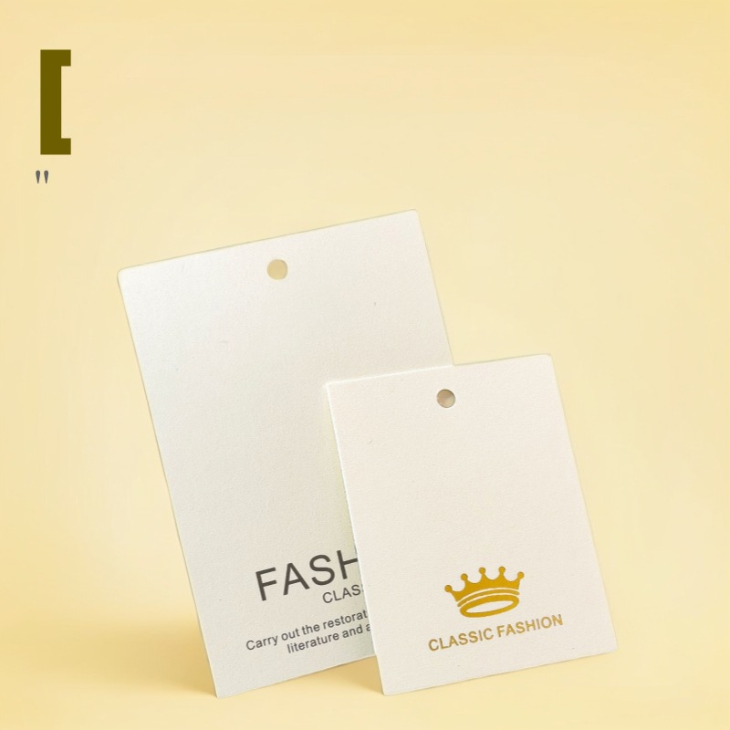 服装吊牌 高档女装吊牌防拆吊牌标签烫金吊卡印刷挂牌童装卡牌