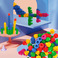 儿童益智玩具塑料哈哈乐宝宝拼装幼儿园玩具开发智力桌面积木批发图