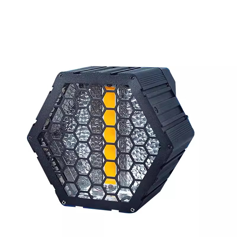 Stage lighting atmosphere lighting wedding bar matrix lighting hexagonal retro lighting background surface lighting horse racing strobe lighting Item Picture