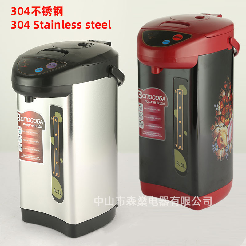 Electric Kettle恒温电热水瓶304不锈钢电热烧水壶家用保温瓶跨境