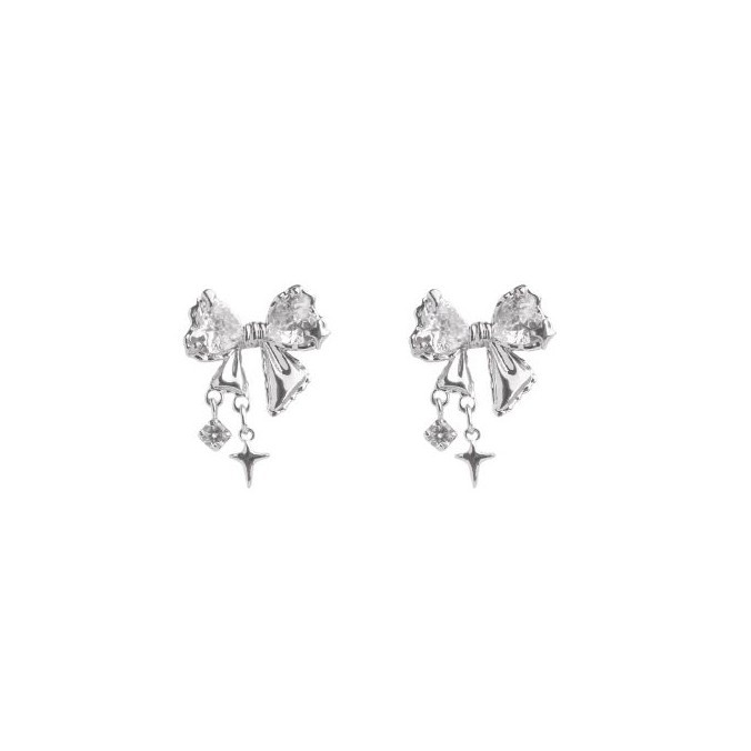 Camellia mosquito repellent coil ear clip, no ear holes, new stylish and versatile earrings, butterfly flower sweet and small earrings Item Picture