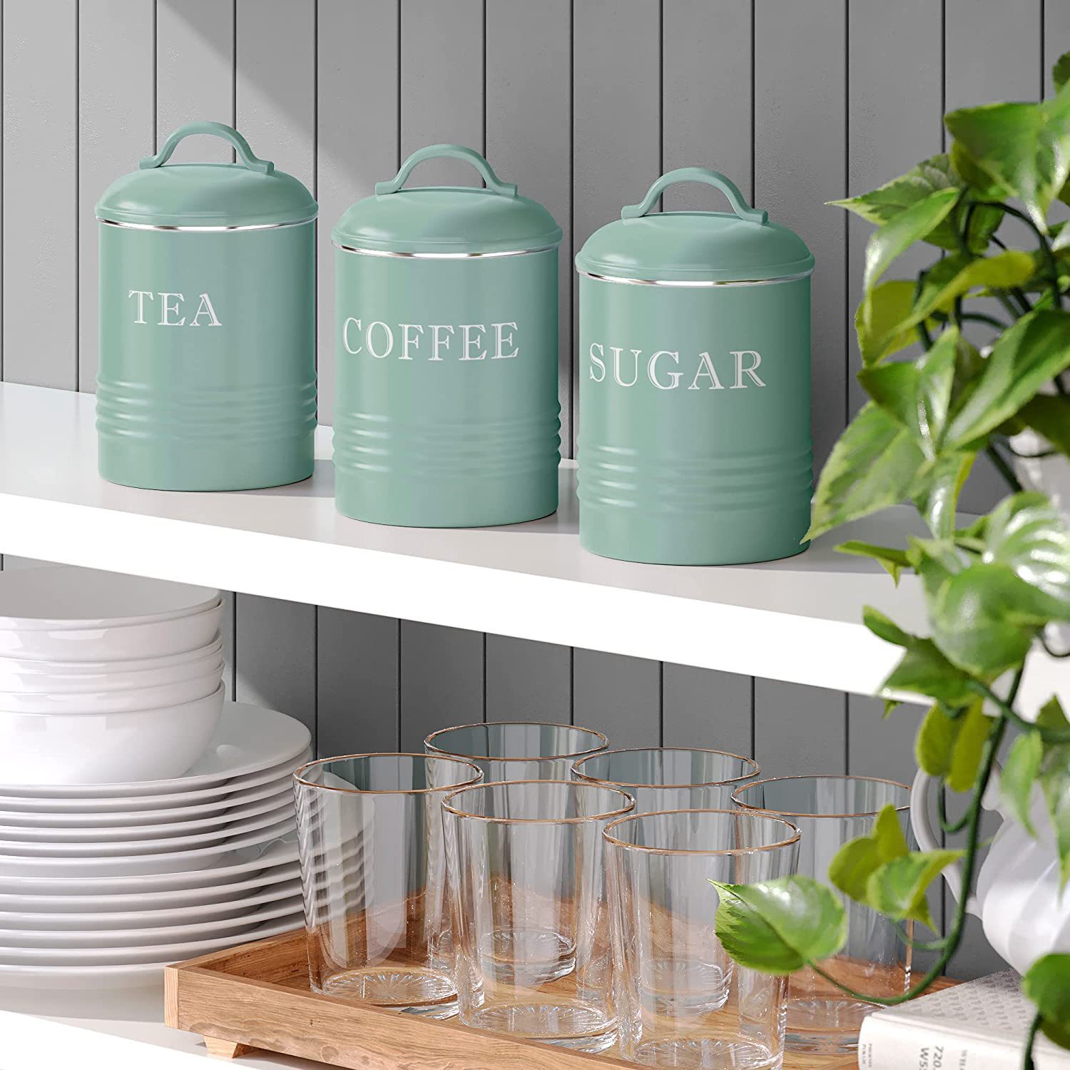 Kitchen tin sealed jar