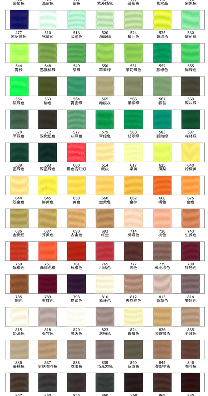 6600罗纹带丝带彩带diy手工礼物包装花束蛋糕花束装饰螺纹带织带详情7
