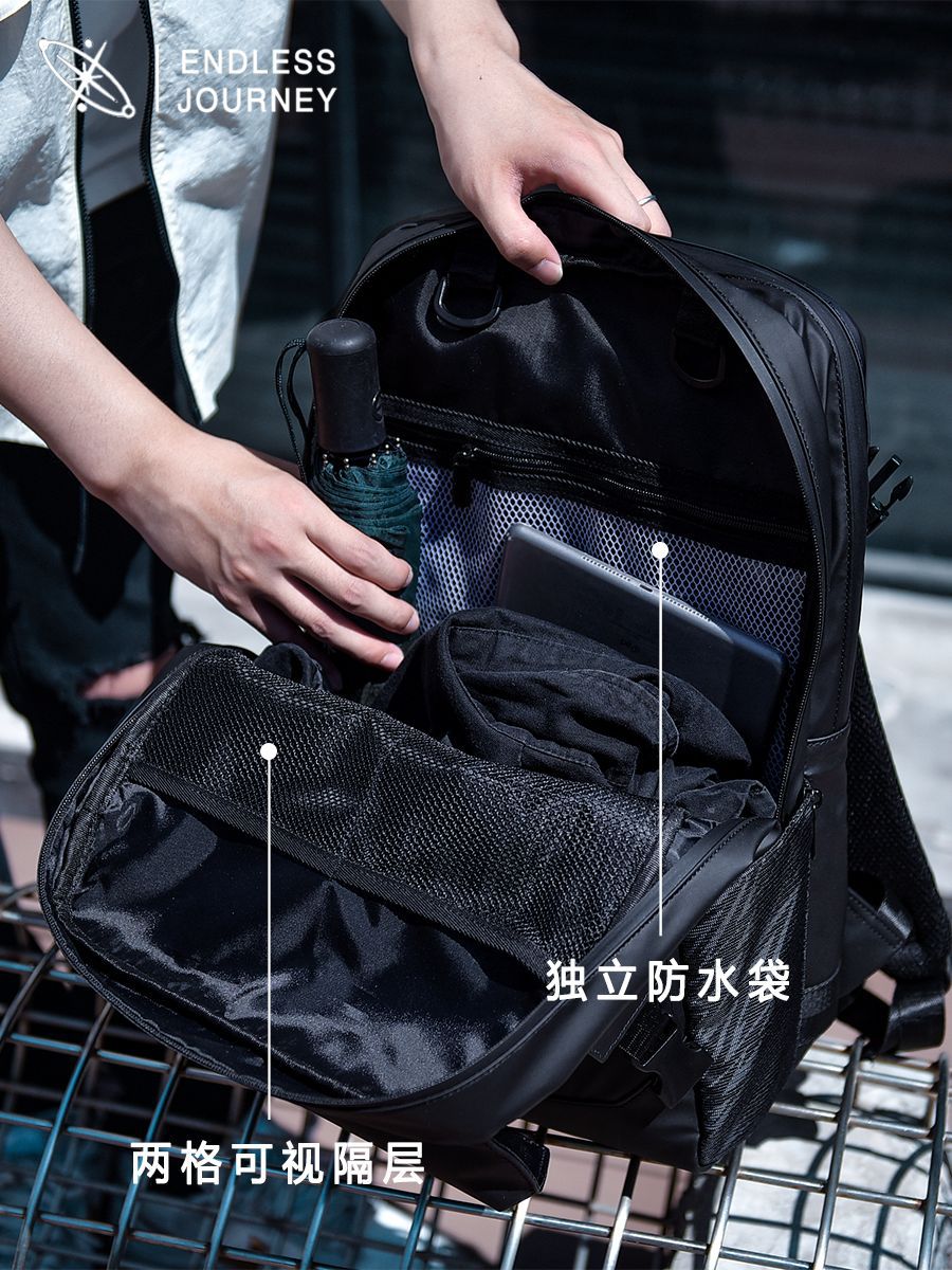 New cross-border travel backpack for men, large-capacity computer bag, multi-functional cycling backpack, waterproof Application Scenario