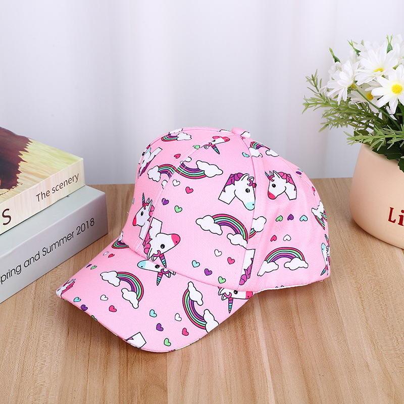 Manufacturers Directly For New Children's Cap New Children's Baseball Cap Boys And Girls Sunscreen Visor Baby Cap Specification drawing