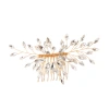 Direct sales and wholesale of cross-border handcrafted water diamond hair combs and hair accessories from Europe and America Item Picture