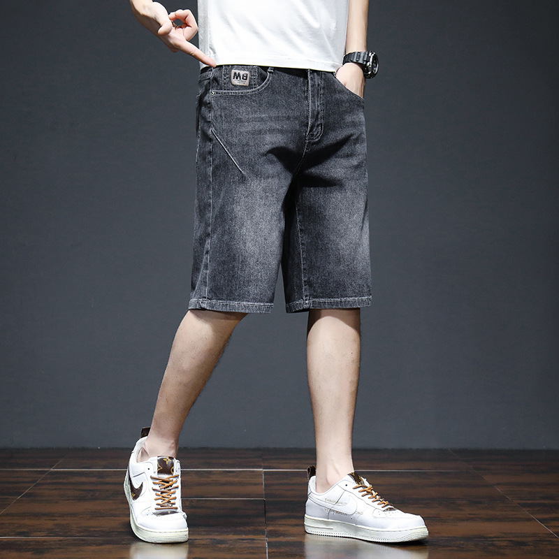 牛仔裤/裤子男士宽松休闲/牛仔短裤男士宽松休闲/牛仔裤男士修身休闲/阔腿牛仔裤男产品图