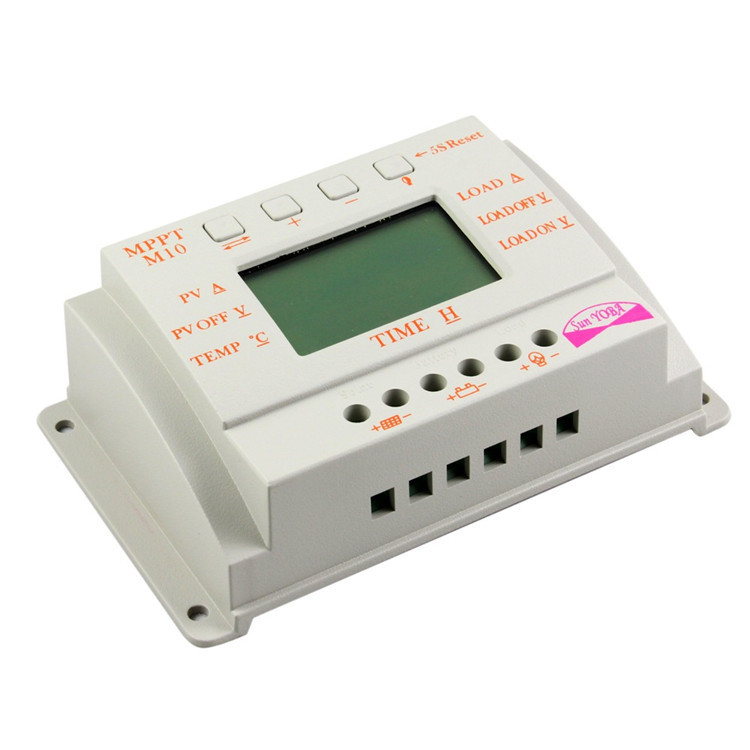 PWM12V24V10A Solar controller M10 Power voltage Current display Solar charging controller details Picture