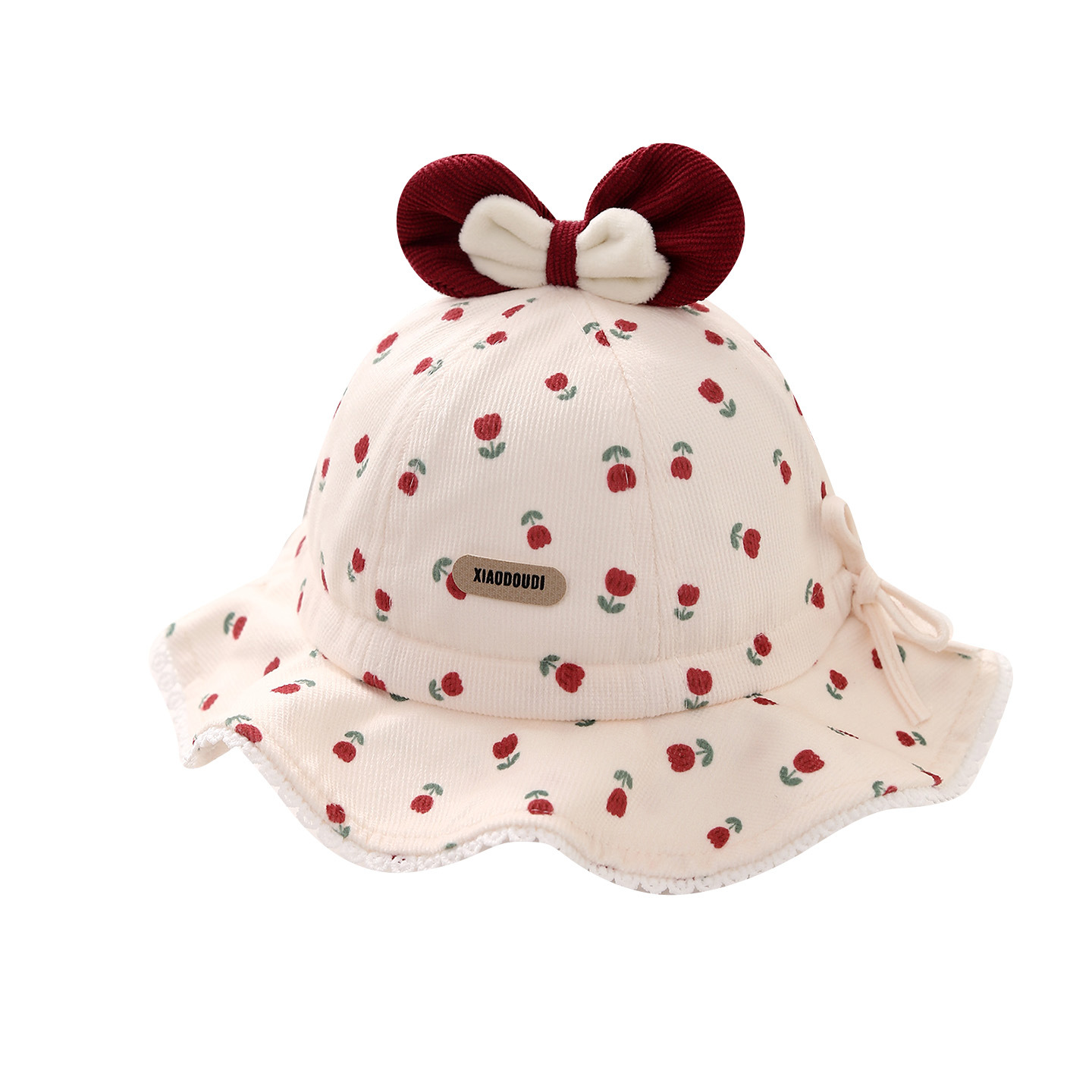 婴儿帽子/欧美婴儿帽子/儿童毛线帽/儿童针织帽/帽子儿童白底实物图