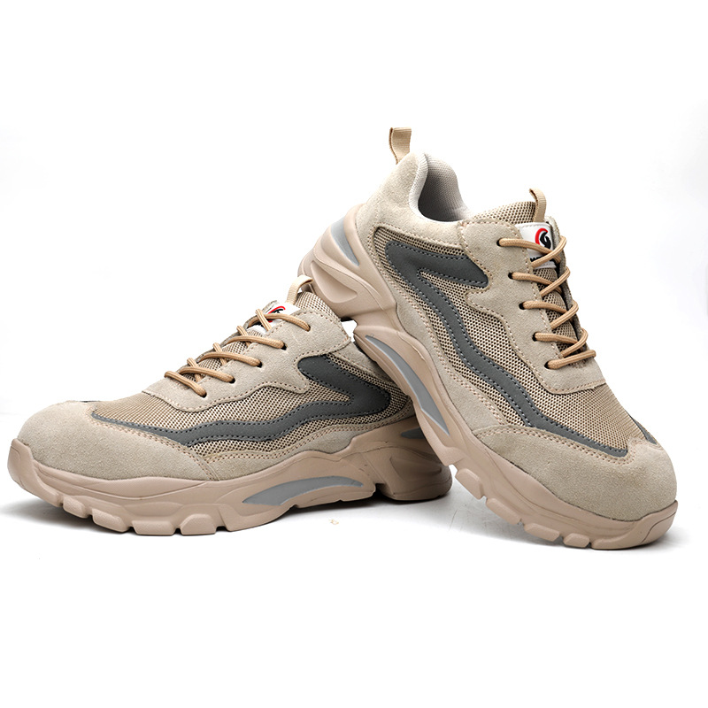 Labor Protection Shoes For Men And Women Steel Baotou Kevlar Anti-Puncture Cloth Anti-Smashing Anti-Puncture Wear-Resistant Anti-Slip Electric Welder Safety Protection Shoes High Top Factory Direct Sales Specification drawing