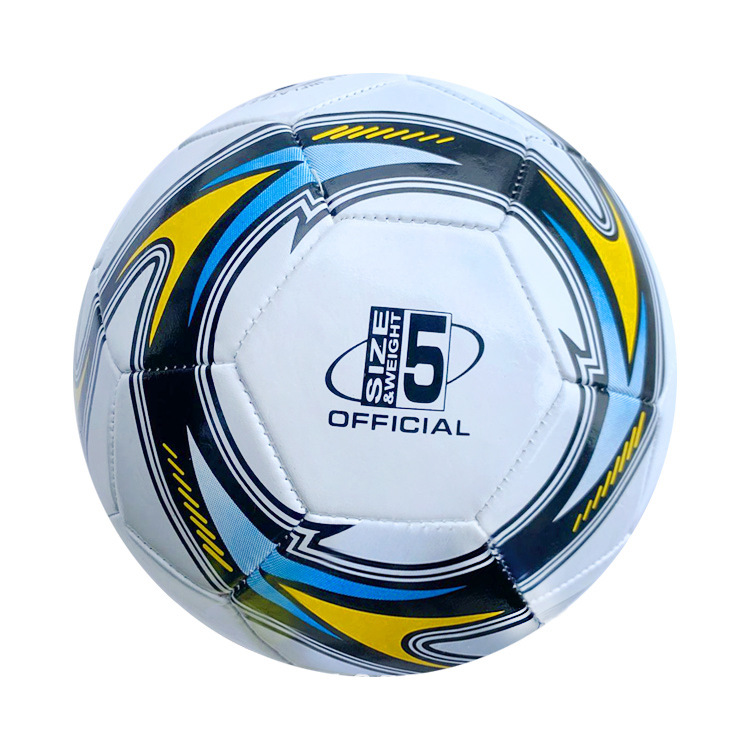 Football Wholesale Sports Training Machine Sewing Football No. 5, No. 4, No. 3 Children Adult Game Wear-Resistant Pvc Football Manufacturers Item Picture
