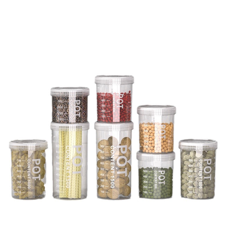 Grain and cereal storage tanks, rice buckets, household insect-proof and moisture-proof food-grade dry goods plastic storage boxes, snack sealed cans Item Picture