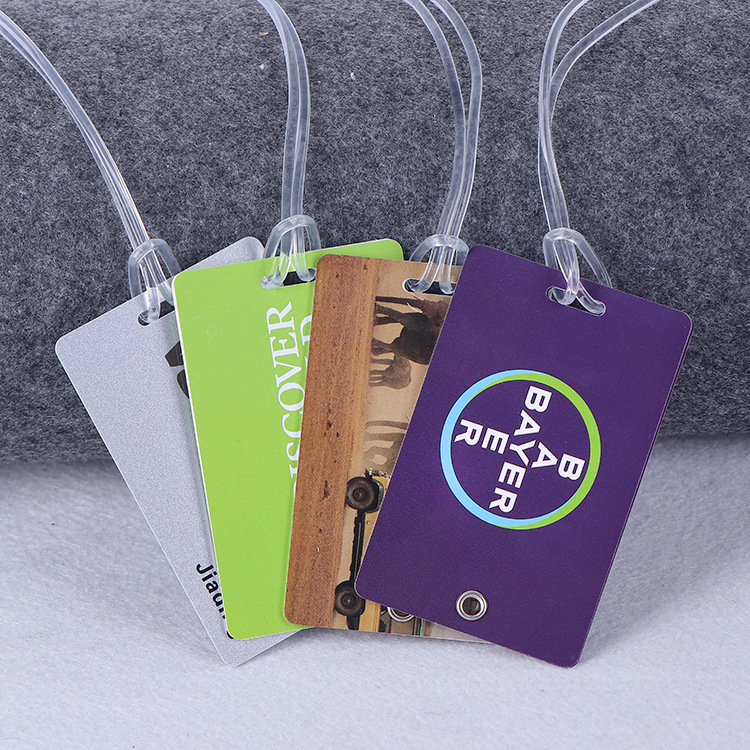 pvc boarding baggage tag