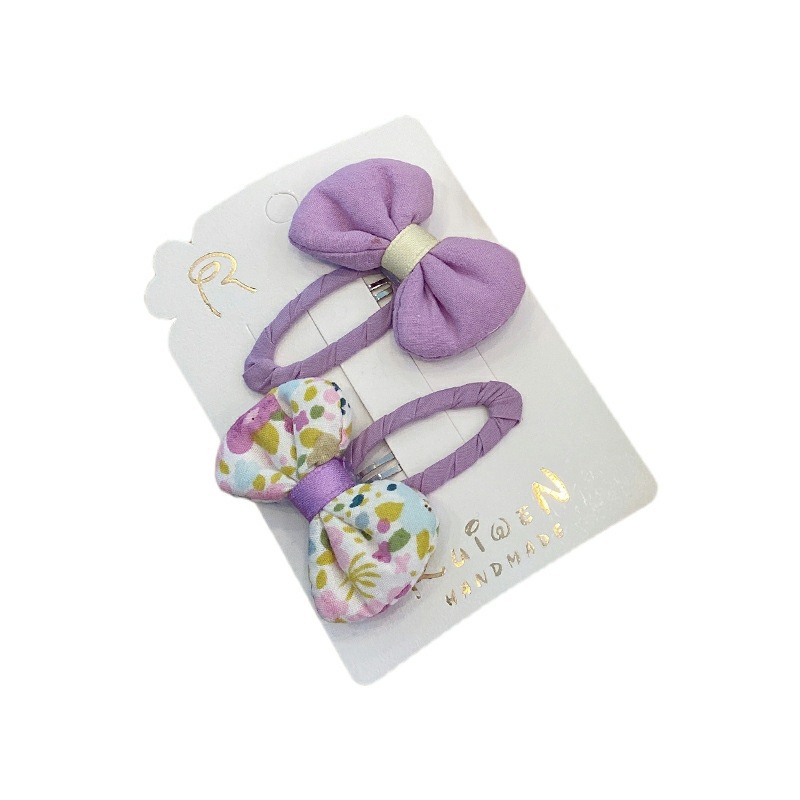 Children's Hairpin New Bow Korean Edition Floral Hair Accessories Female Princess Girl Baby Broken Release Art Bb Clip Hairpin Item Picture