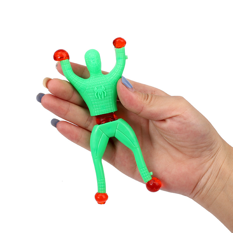 Wall-climbing Man, children's sticky Spider-Man, wall-climbing Spider-Man toy, sticky hand tool, creative little gadget Specification image