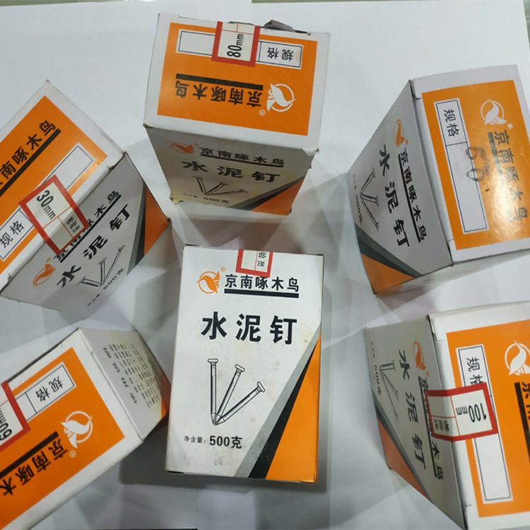 High-strength cement, steel nails, iron nails, special woodworking nails, wall nails, painting nails, concrete nails, hard wood, woodpecker details Picture