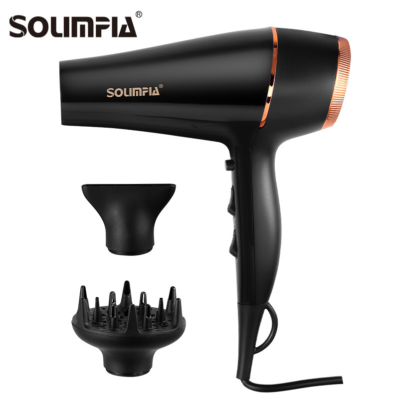 SOLIMPIA hair dryers, high wind power, hair salon dormitories, household hair dryers, high-power quick-drying, cold and hot air wholesale Item Picture