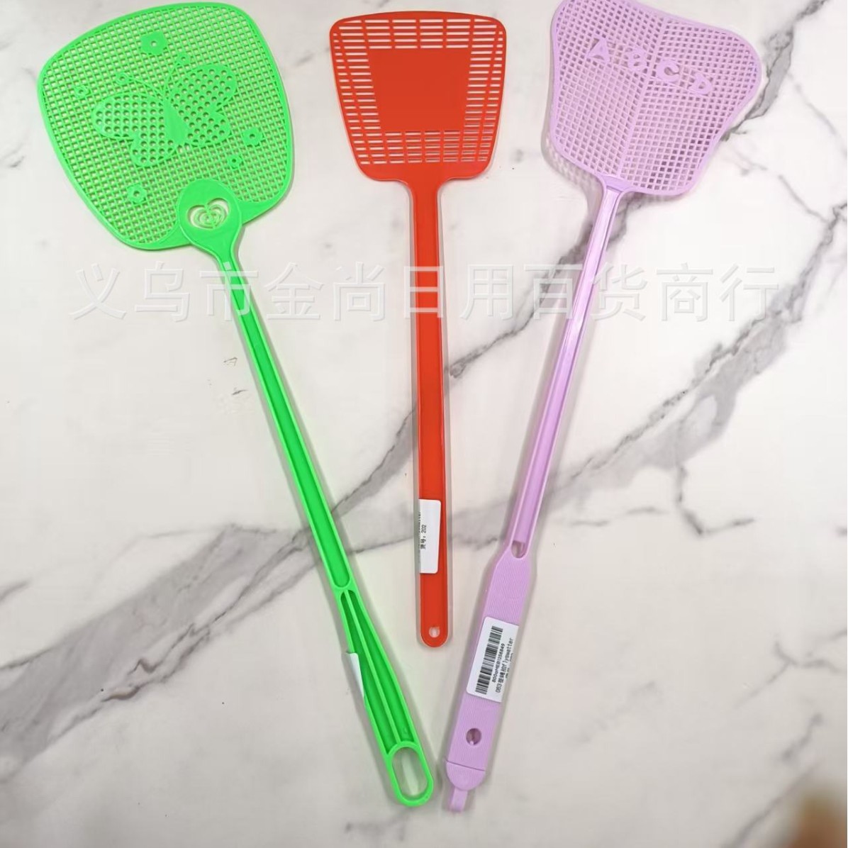 家用苍蝇拍批发加厚耐摔蝇拍子熟胶长柄手动塑料蝇拍灭蝇灭蚊神器