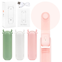 Grafting eyelash small fan USB charging hair dryer Portable 2-in-1 Folding eyelash small fan beauty tool