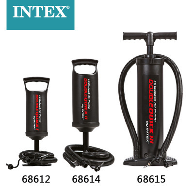 INTEX68614省力高速打气筒泳池手动充气泵气垫床吹气工具