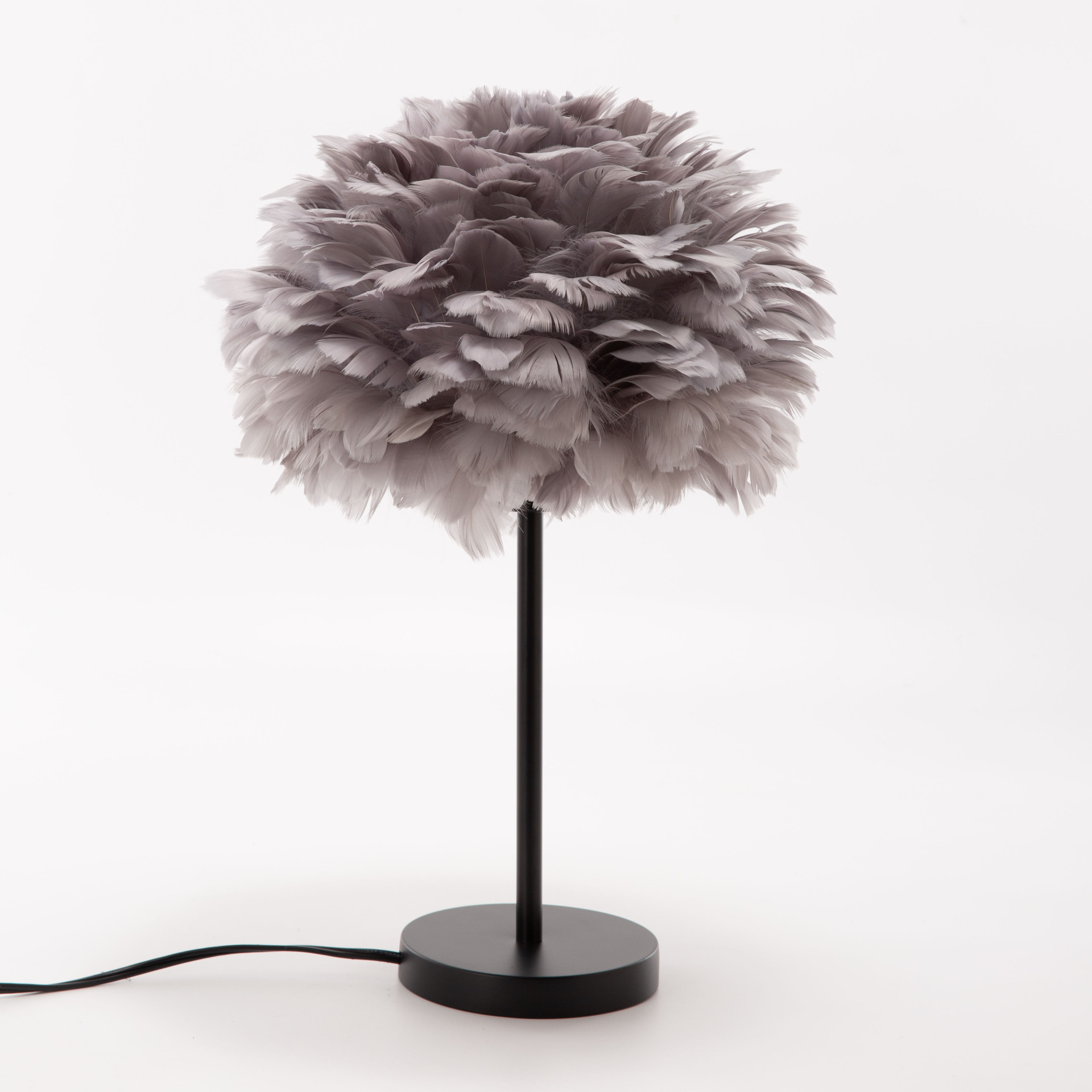 Feather table lamp, Nordic living room, bedroom, ins girl, princess room, warm and romantic, popular bedside standing table lamp