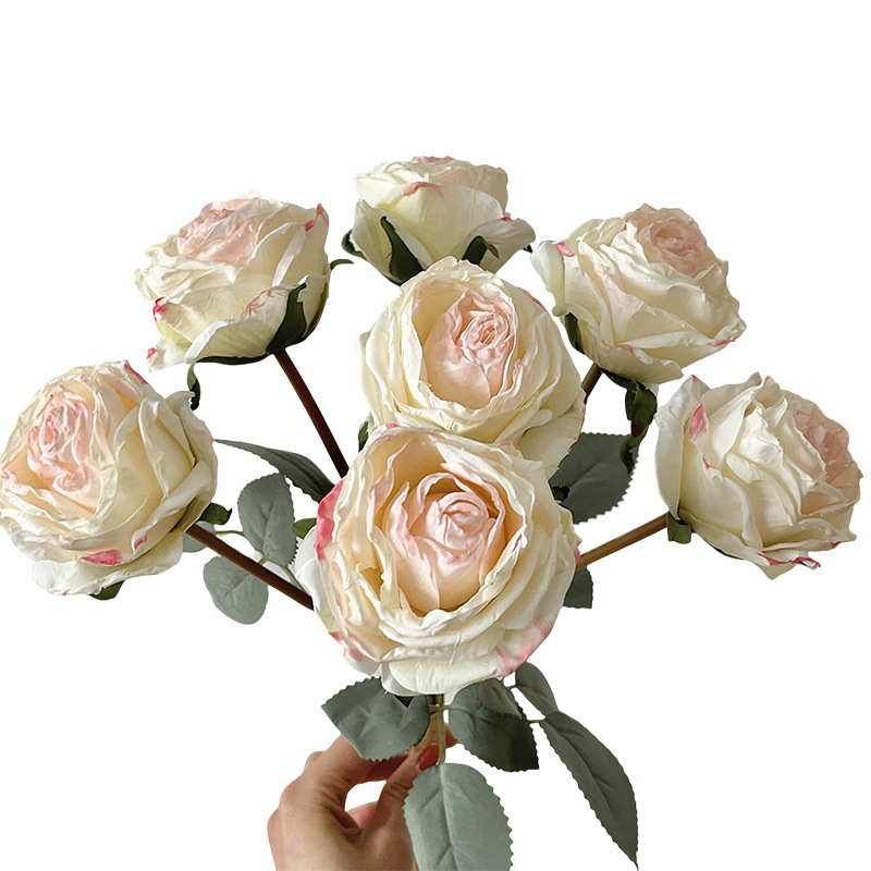 防真插花/仿真花/多肉仿真花/微景观手工苔藓批发/绿植装饰白底实物图