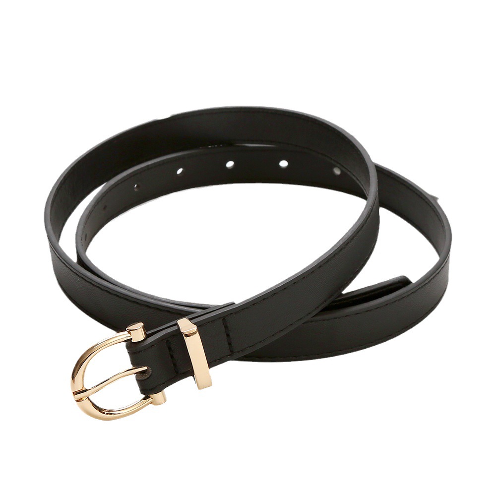 Thin Belt Women Spot Korean Version Fashion Belt Simple Belt Student Jeans Decorative Clothing Belt Women Item Picture