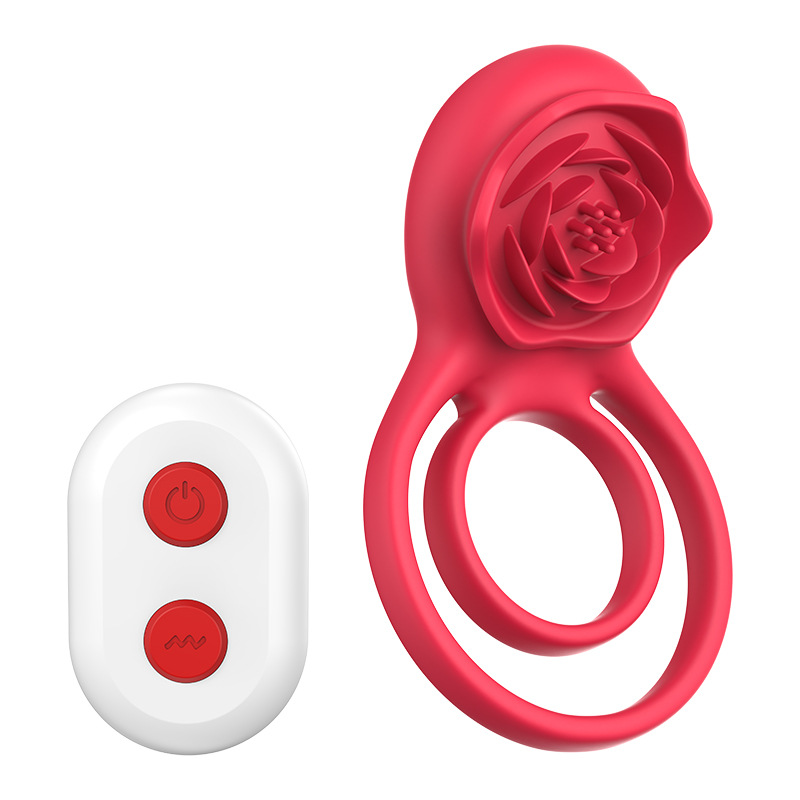 Best-selling rose lock essence ring, a male-female resonance masturbation and sex toy for adults full figure