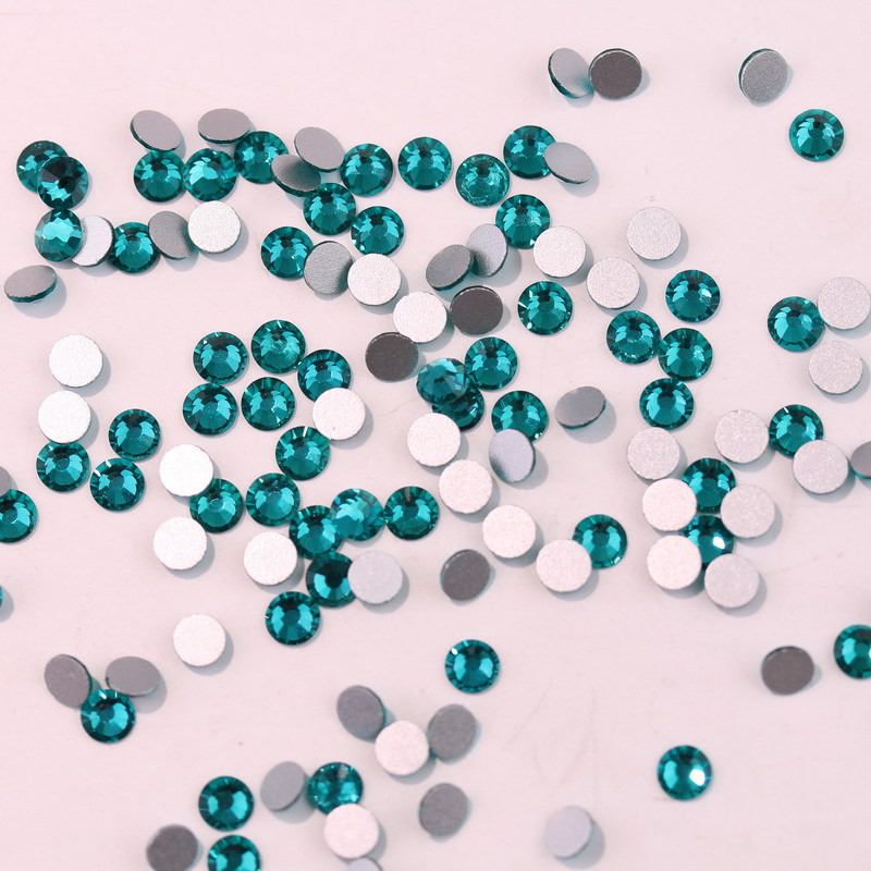 World Trade A Diamond Flat Rhinestone Mobile Phone Diy Stick Diamond Crystal Glass Nail Drill Eye Decoration Drill Factory Wholesale Item Picture