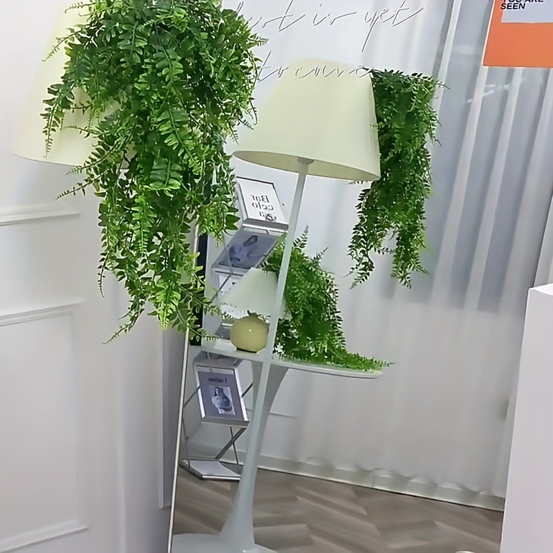 亚马逊仿真壁挂波斯草藤条人造悬挂蕨类植物藤蔓悬挂绿色植物详情11