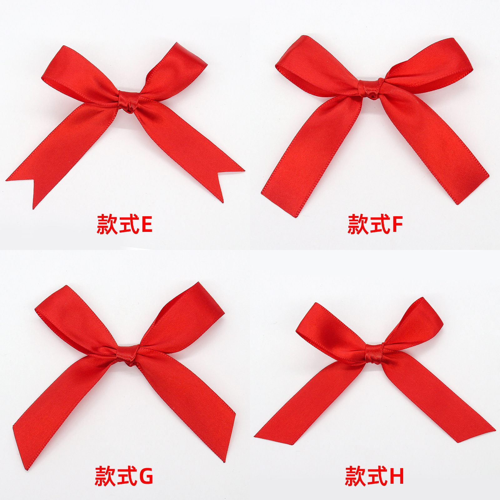 Factory wholesale custom ribbon bow, polyester decorative handcrafted flower, gift packaging, decorative ribbons and webbing details Picture
