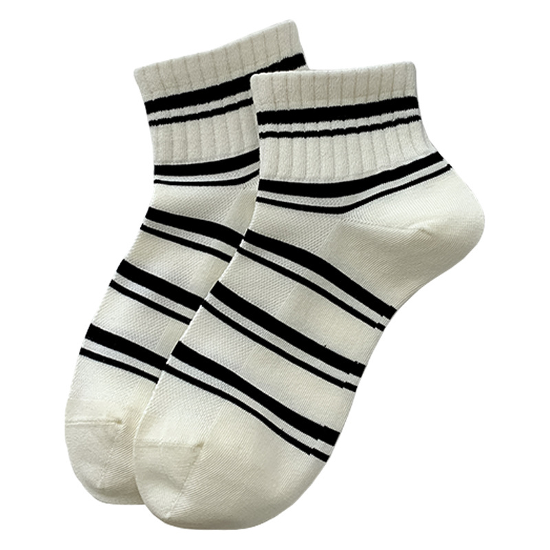 One-piece consignment of spring and summer new thin women's cotton socks, breathable boneless boat socks, short women's socks that won't fall off. Wholesale of Zhuji socks, one-piece consignment Item Picture