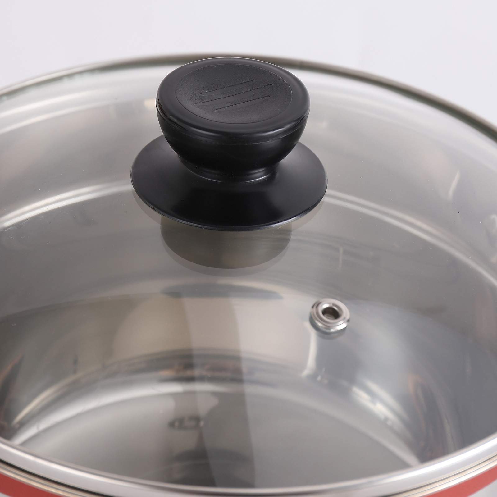 Amazon stainless steel 6-piece pot set for export supply, double-bottom soup pot, milk pot and frying plate combination pot set Specification image