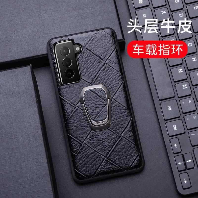 适用三星S21/22/S20手机壳真皮Note20皮全包防摔高档奢华保护套