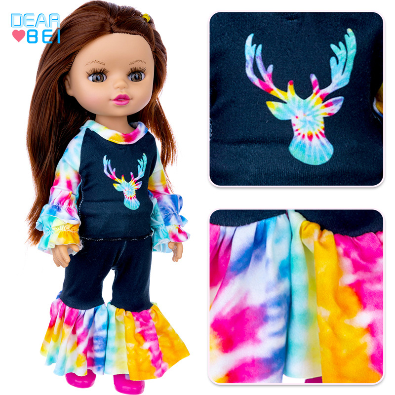 2023 crossover nuevo producto muñeca de goma suave de 14 pulgadas estadounidense niña simulación reborn muñeca para niños cambiar muñeca de juguete details Picture
