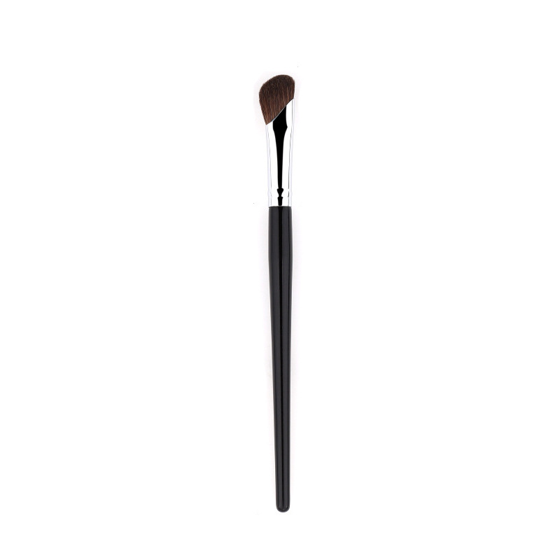 Small horsehair sickle nose shadow brush, horsehair nose wing shading brush, oblique head contouring brush, finger belly shadow brush, animal hair makeup brush Item Picture
