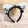 The new pure desire ins cat ear headband for women's cosplay lace cat ear bell hairpin headband is cute and high-end Specification image