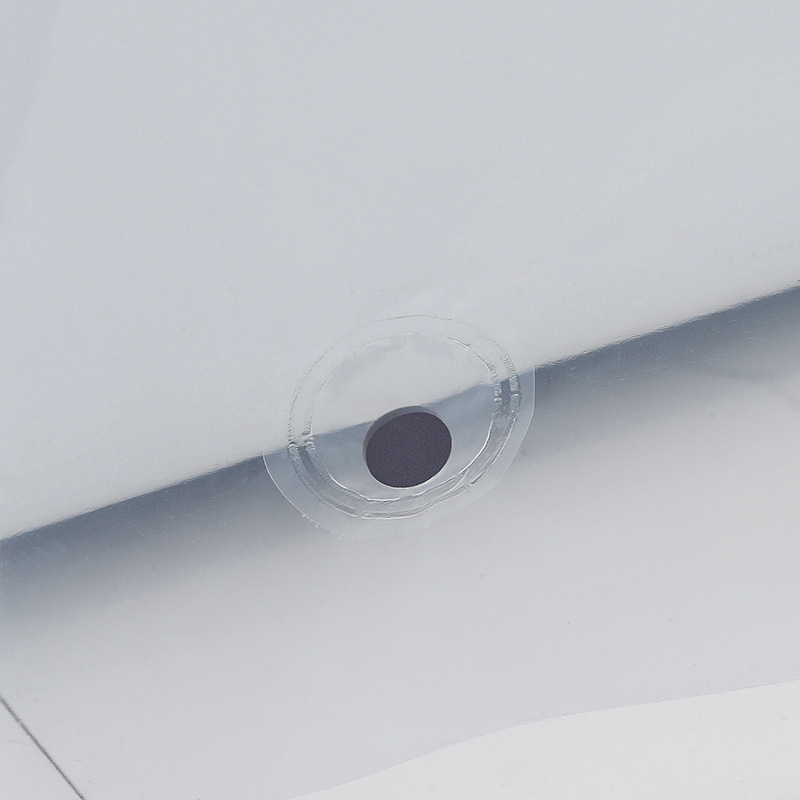 Y Cross-Border Hair Transparent Shower Curtain Waterproof Curtain Thickened Bathroom Insulation Shower Curtain Stainless Steel Buttonhole Complimentary 12 Rings Specification drawing