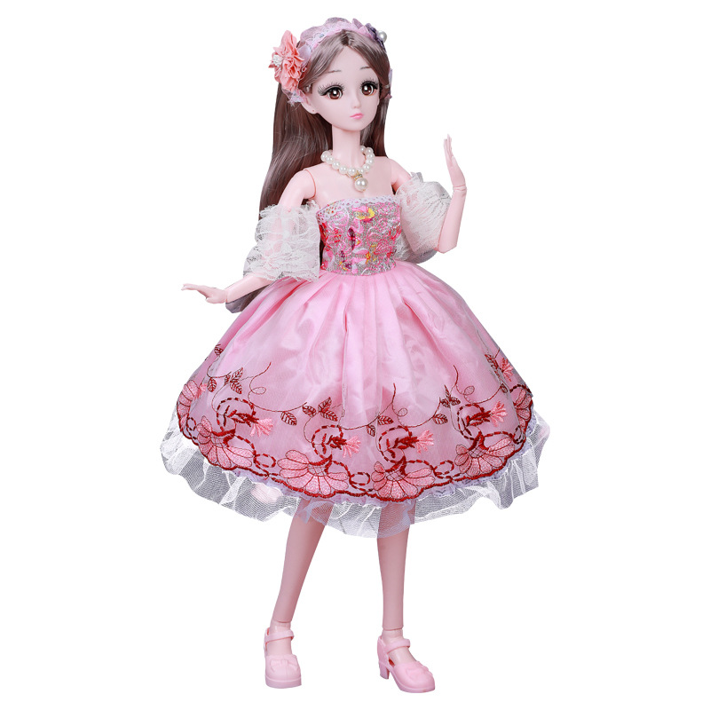 多彩多样洋娃娃套装礼盒儿童女孩玩具礼物依甜芭比娃娃婚纱公主多服特色玩具娃娃时尚精品换装详情3