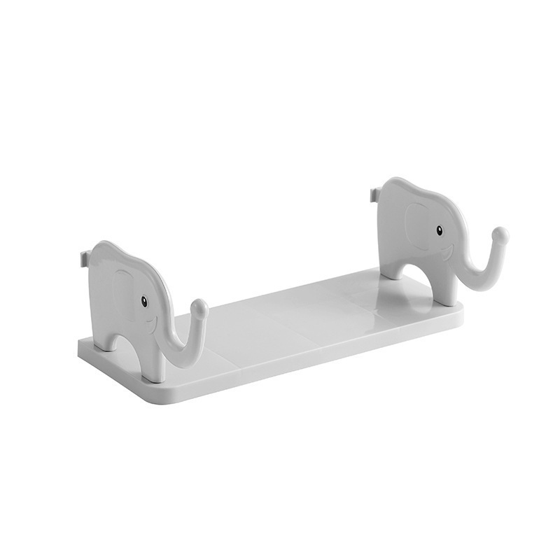 New Elephant storage rack wall-mounted storage rack without drilling Item Picture