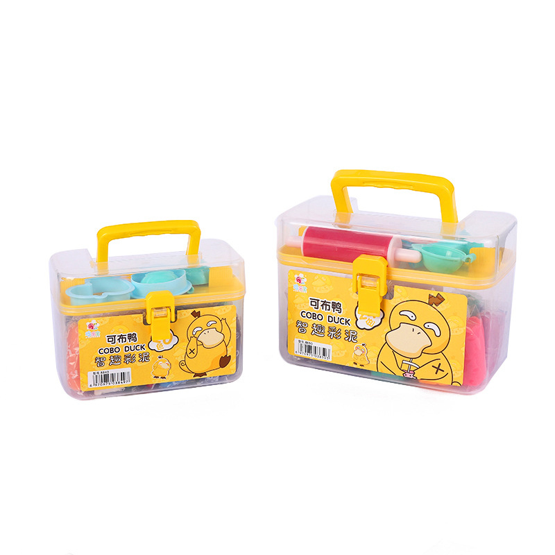 The source factory of colored clay can produce duck-shaped colored clay like skin clay, children's DIY toys, educational toys and clay Item Picture