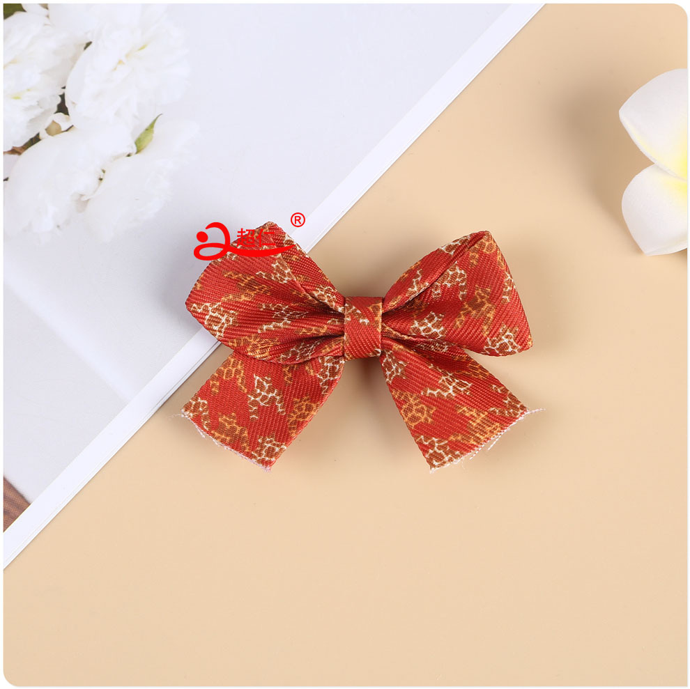 Hand-Made Bows Japanese And Korean Style Hair Accessories Gift Clothing Accessories New Colored Floral And Interphase Bows Can Be Produced Specification drawing