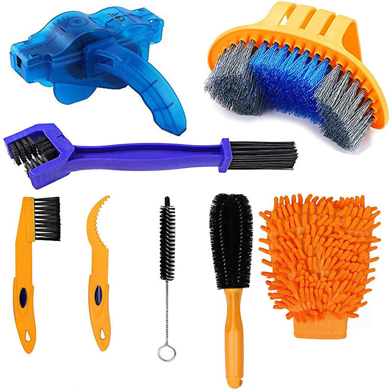 Bicycle chain washer cleaning set, chain mountain bike parts maintenance tools, cleaning large brushes