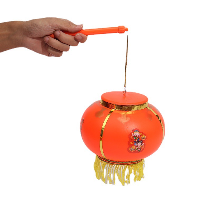 满天星大红灯/元宵节花灯白底实物图