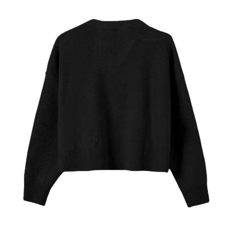 High-End Cashmere Sweater Coat Women's New Boutique Wool Cashmere Warm Cardigan Europe And The United States Big Style Item Picture