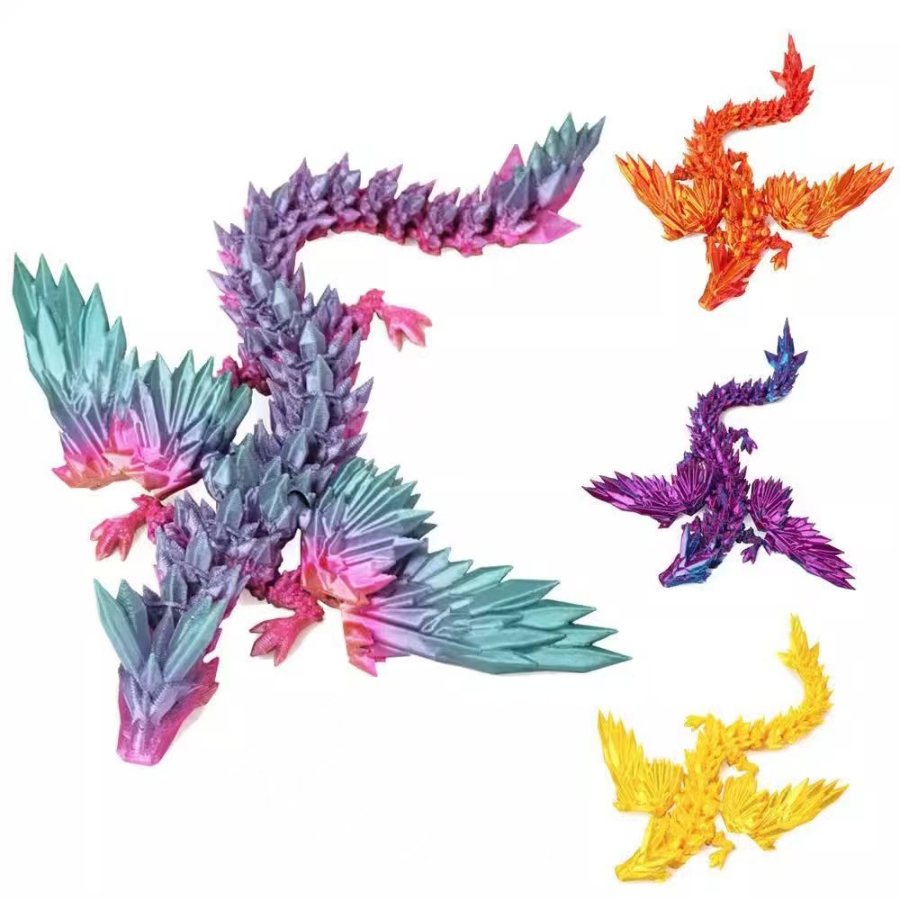Cross-border bestseller 3D printed crystal flying dragon children's toy creative model ornament Application Scenario