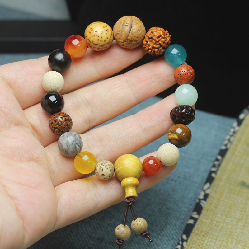 Lingyin New 18 Seed Bodhi Bracelet For Men And Women Couples 18 Seed Buddha Beads 18 Seed Polybodhi Wholesale details Picture