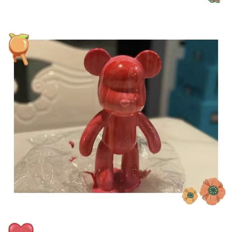 Net Celebrity Fluid Bear Violence Bear Handmade Diy Dolls Niche High-End Couple Birthday Gift To Female Girlfriends