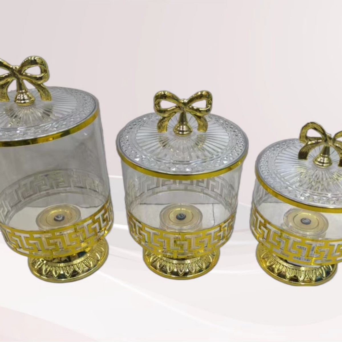 Plastic European-style cans for storing grains and cereals in the kitchen, food-grade transparent cans and boxes for snacks, dry goods and tea Item Picture