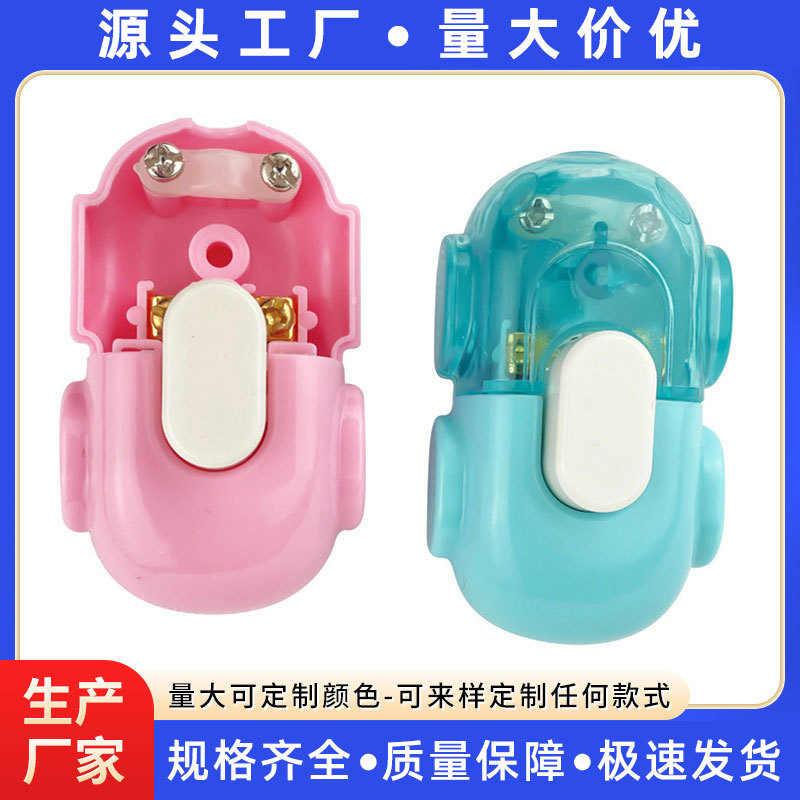 床头开关白色翘板船型手捏台灯按钮开关双孔小型接线床头开关家用细节图